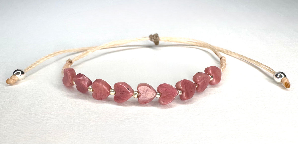 Rhodonite Hearts