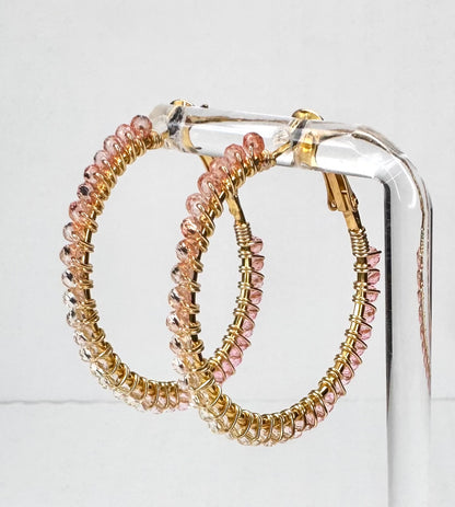 Sunset Ombré Hoops