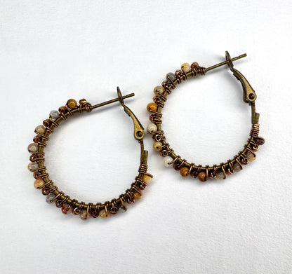 Crazy Lace Hoops
