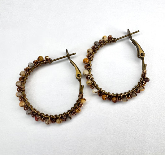 Crazy Lace Hoops